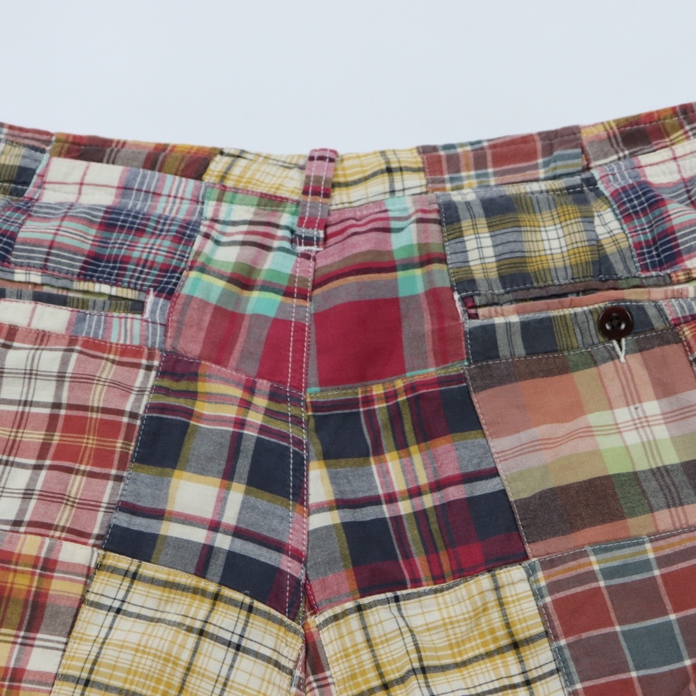 J Crew Multi-Color Patch Work Field Shorts Size 33 - image 8